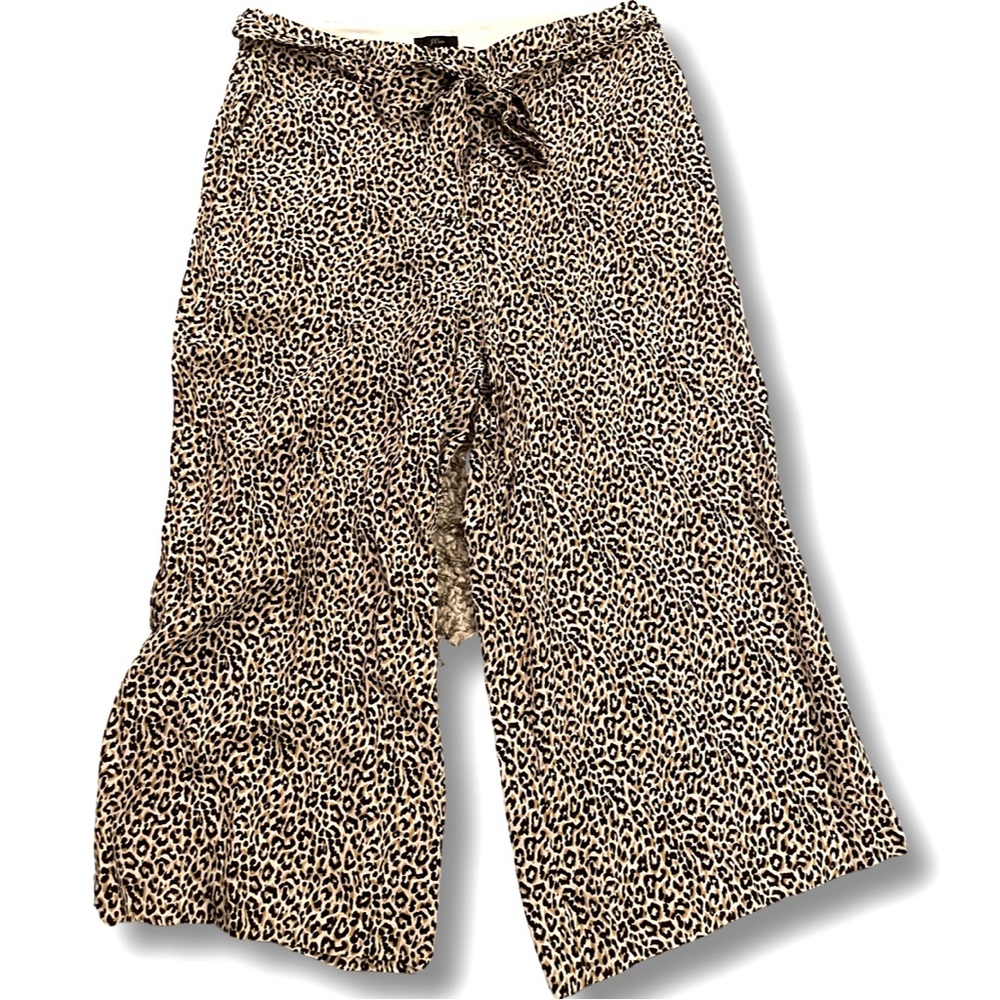 J Crew Silk Print Pants